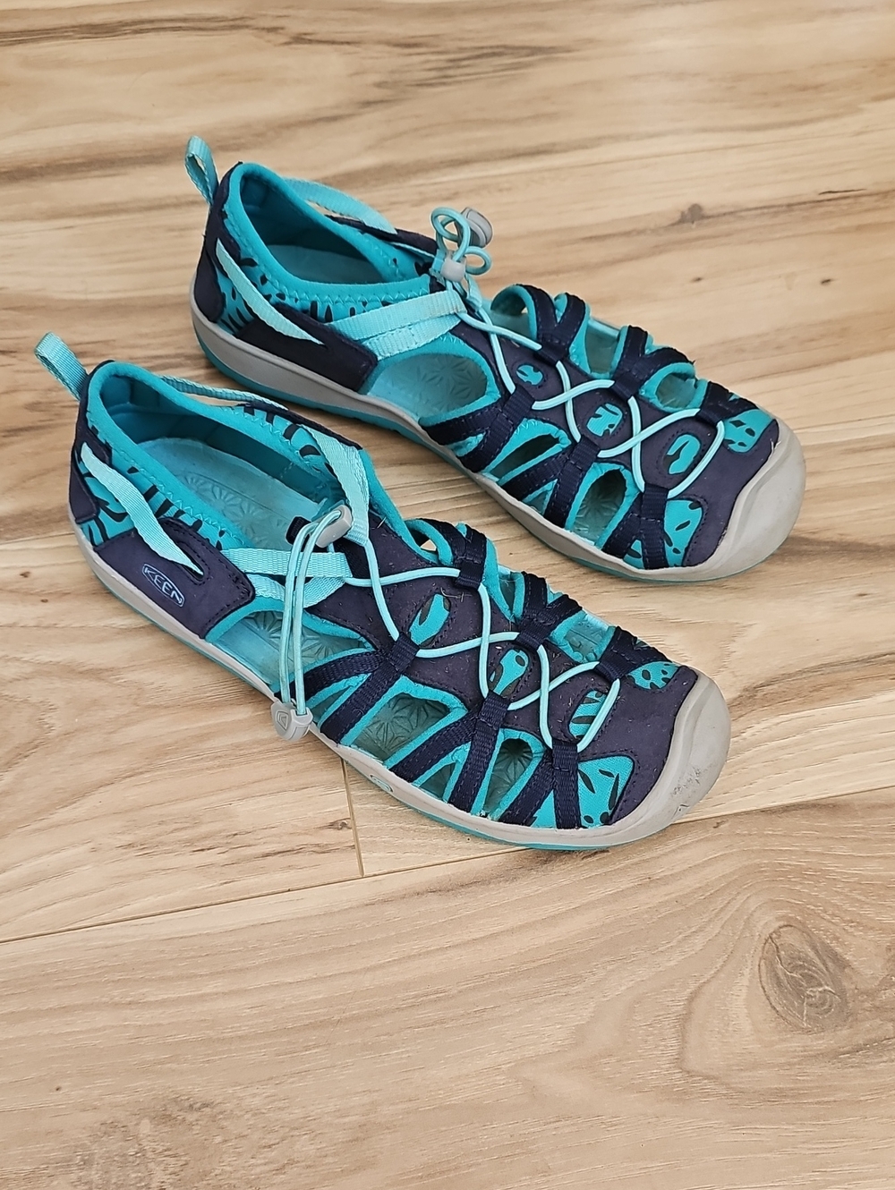 Keen Women's Turquoise and Navy Sport Sandals